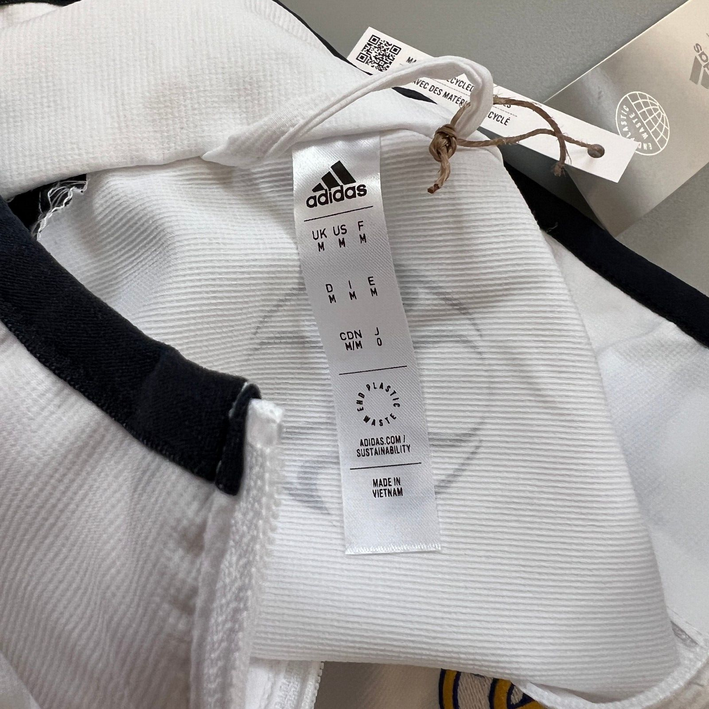 Real Madrid Teamgeist Jacket 2006x2021 White Soccer Adidas HA2537 Mens All Sizes