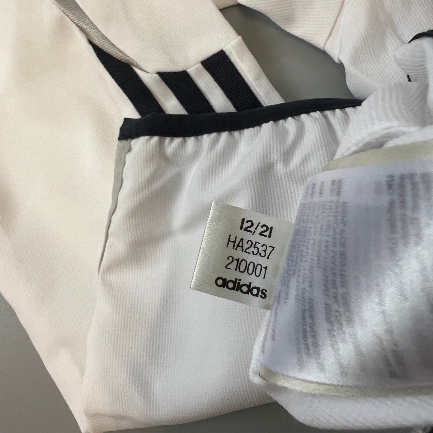Real Madrid Teamgeist Jacket 2006 x 2021 White Soccer Adidas HA2537 Mens Size M