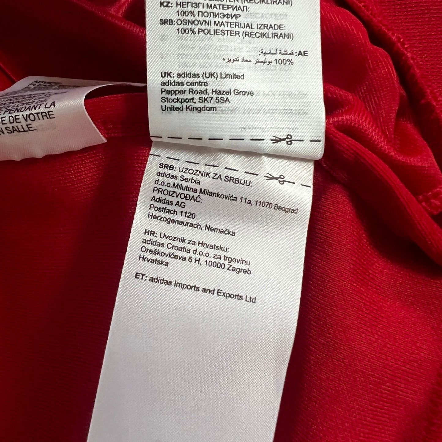 1. FC Union Berlin Jacket Condivo 22 Red Football Soccer Adidas Boys Size S