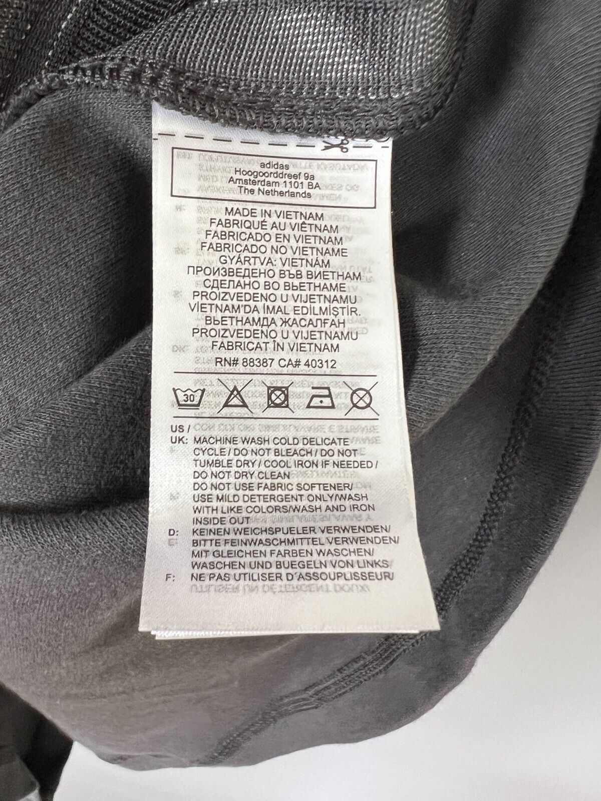 Real Madrid Travel T-Shirt Grey GR4266 Adidas Mens Size M