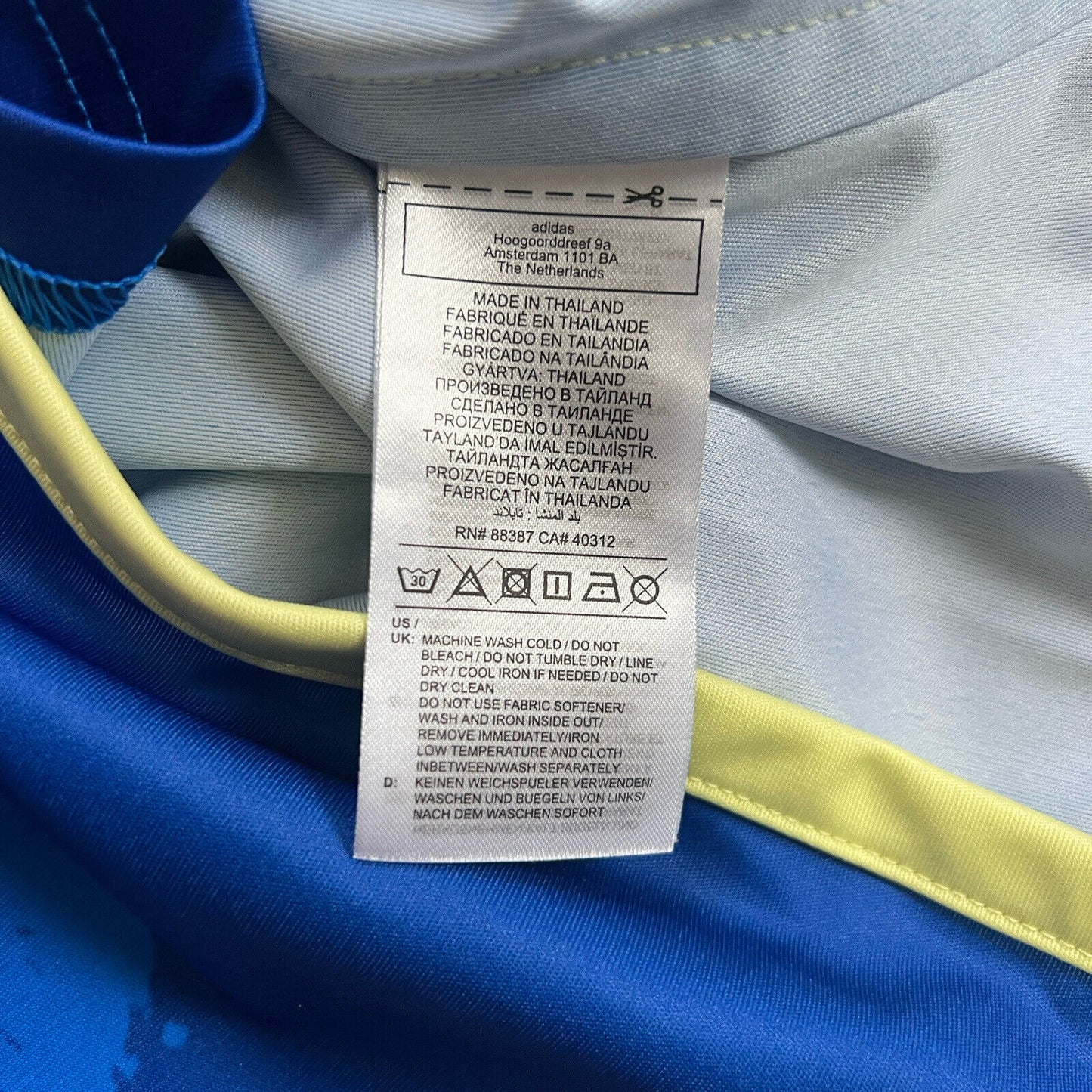 Sweden Jersey Team 2023 Away Womens Soccer Football Shirt HT7142 Adidas Size 2XS