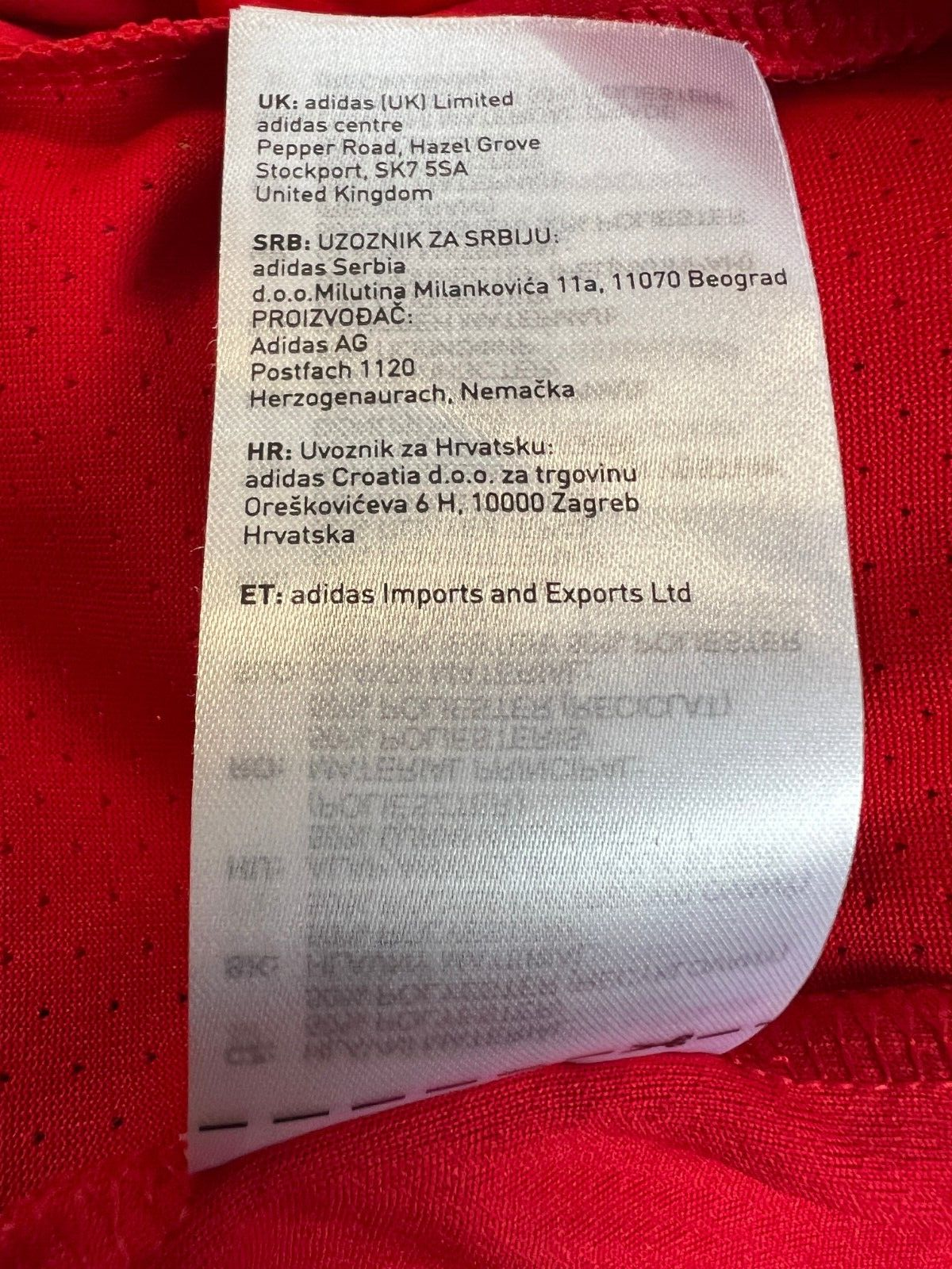 1. FC Union Berlin Jersey 20/21 Home Soccer Football Shirt Adidas Mens Size XS