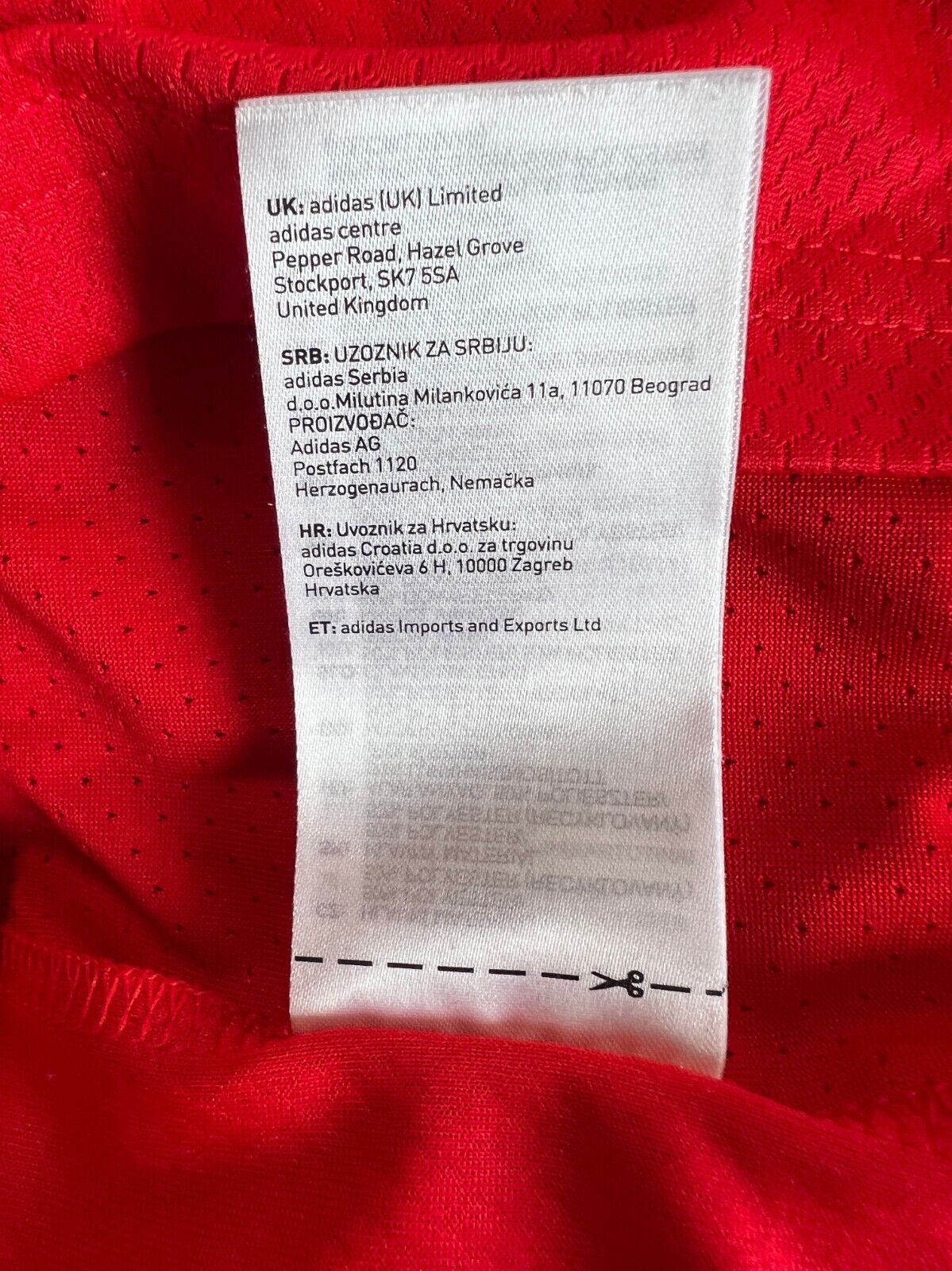 1. FC Union Berlin Jersey 20/21 Home Soccer Football Shirt Adidas Size 3XL Mens