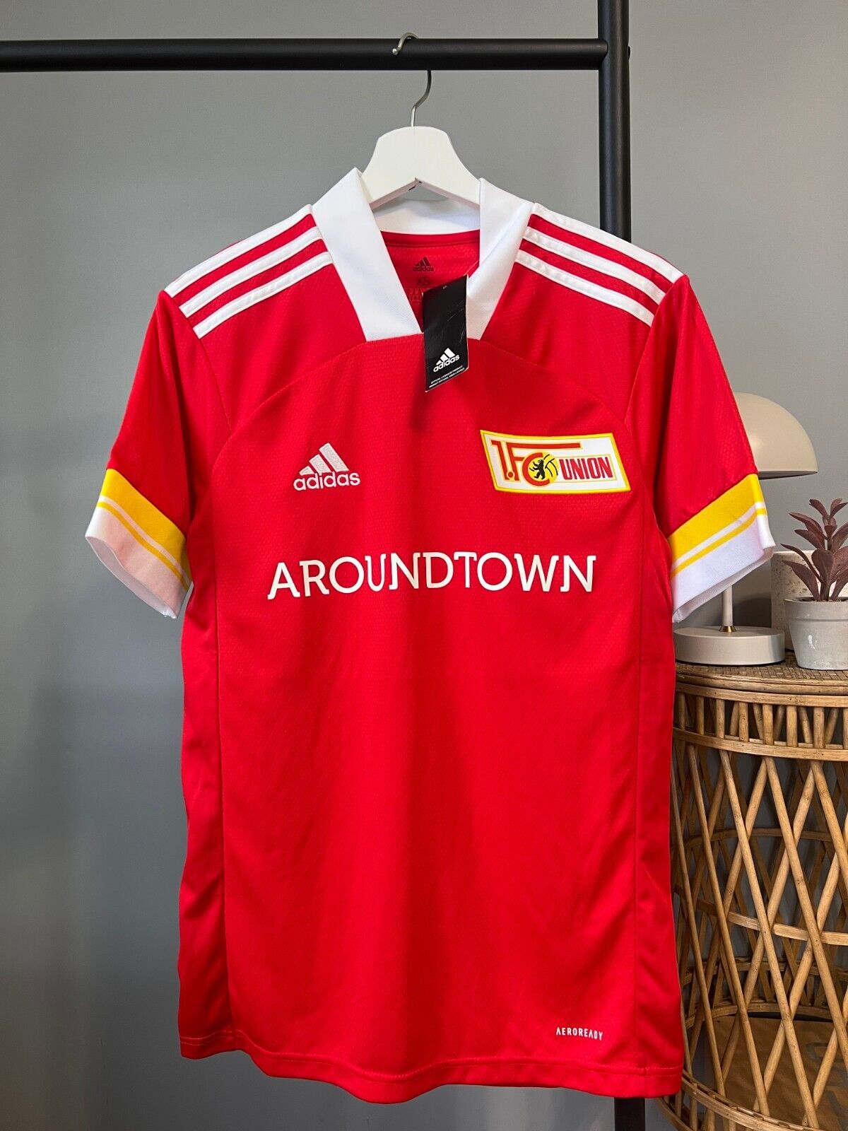 1. FC Union Berlin Jersey 20/21 Home Soccer Football Shirt Adidas Mens Size XS