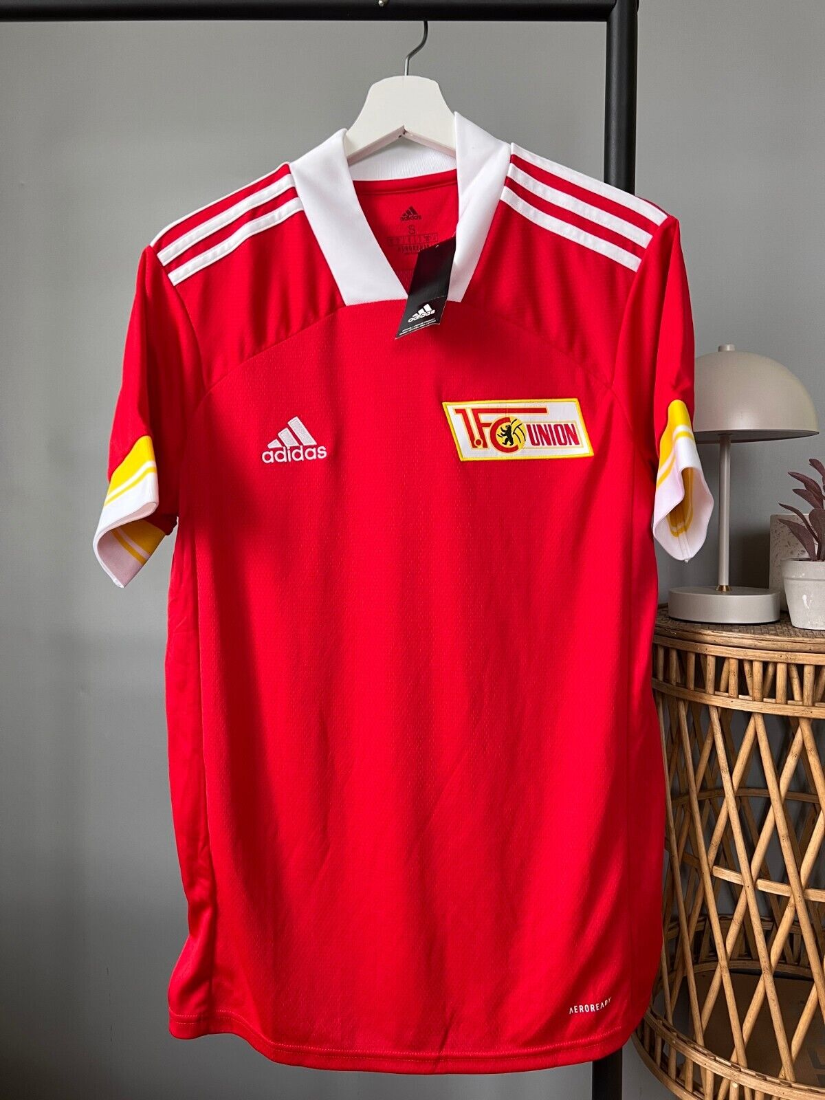 Union Berlin Jersey 20/21 Home Soccer Football Shirt Adidas Mens Size S