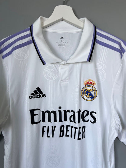 Real Madrid Jersey 22/23 Home Football Soccer Shirt HF0291 Adidas Mens Size L