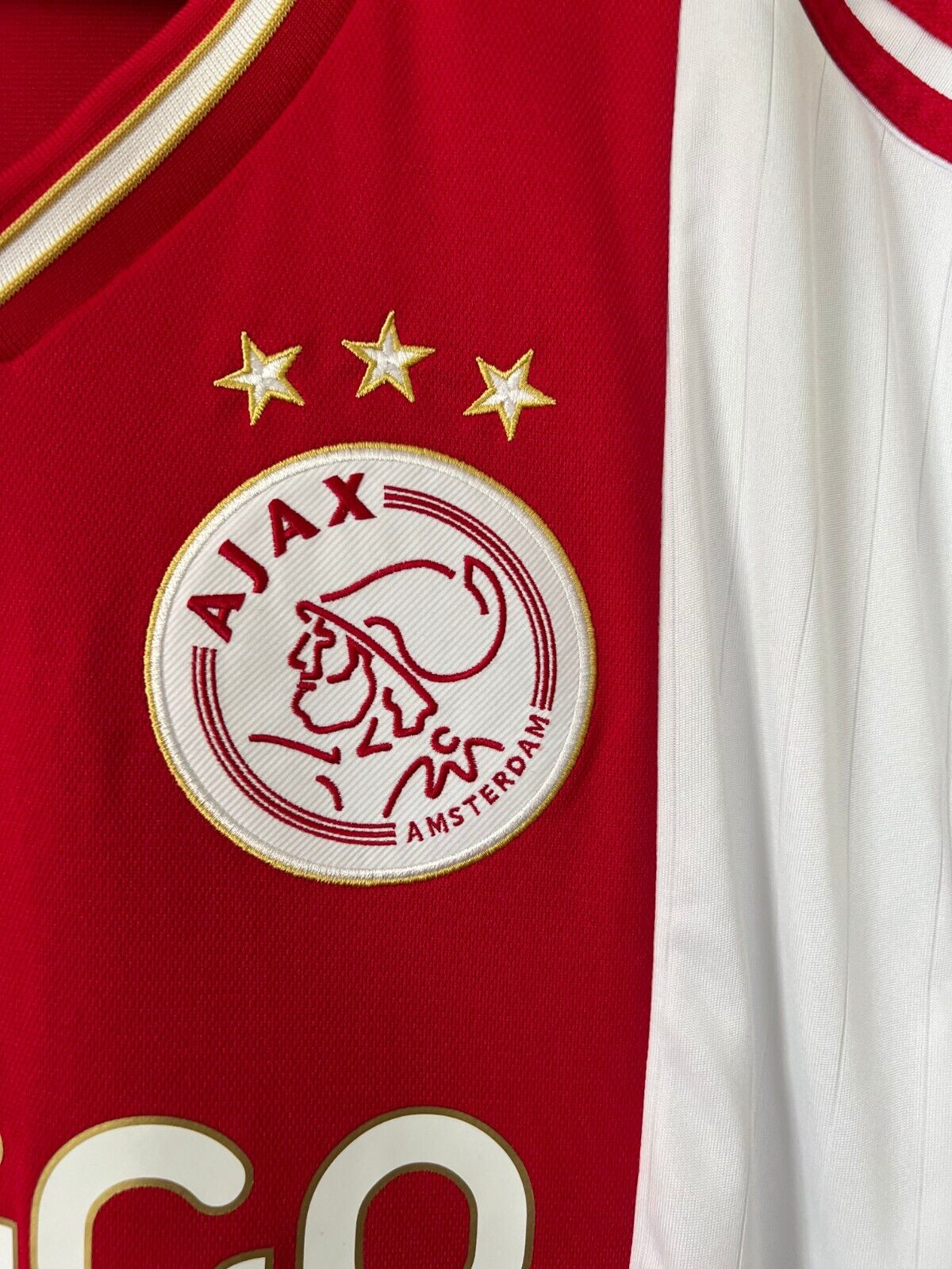 AJAX JERSEY 2022-23 HOME SIZE L MENS FOOTBALL SOCCER SHIRT H58243 ADIDAS