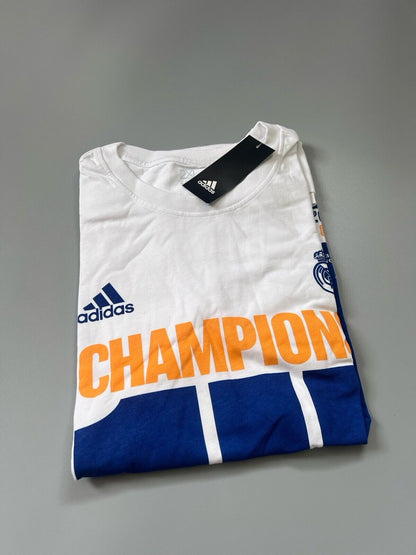 Real Madrid Jersey UCL Champions T-Shirt White Mens Soccer Shirt Adidas
