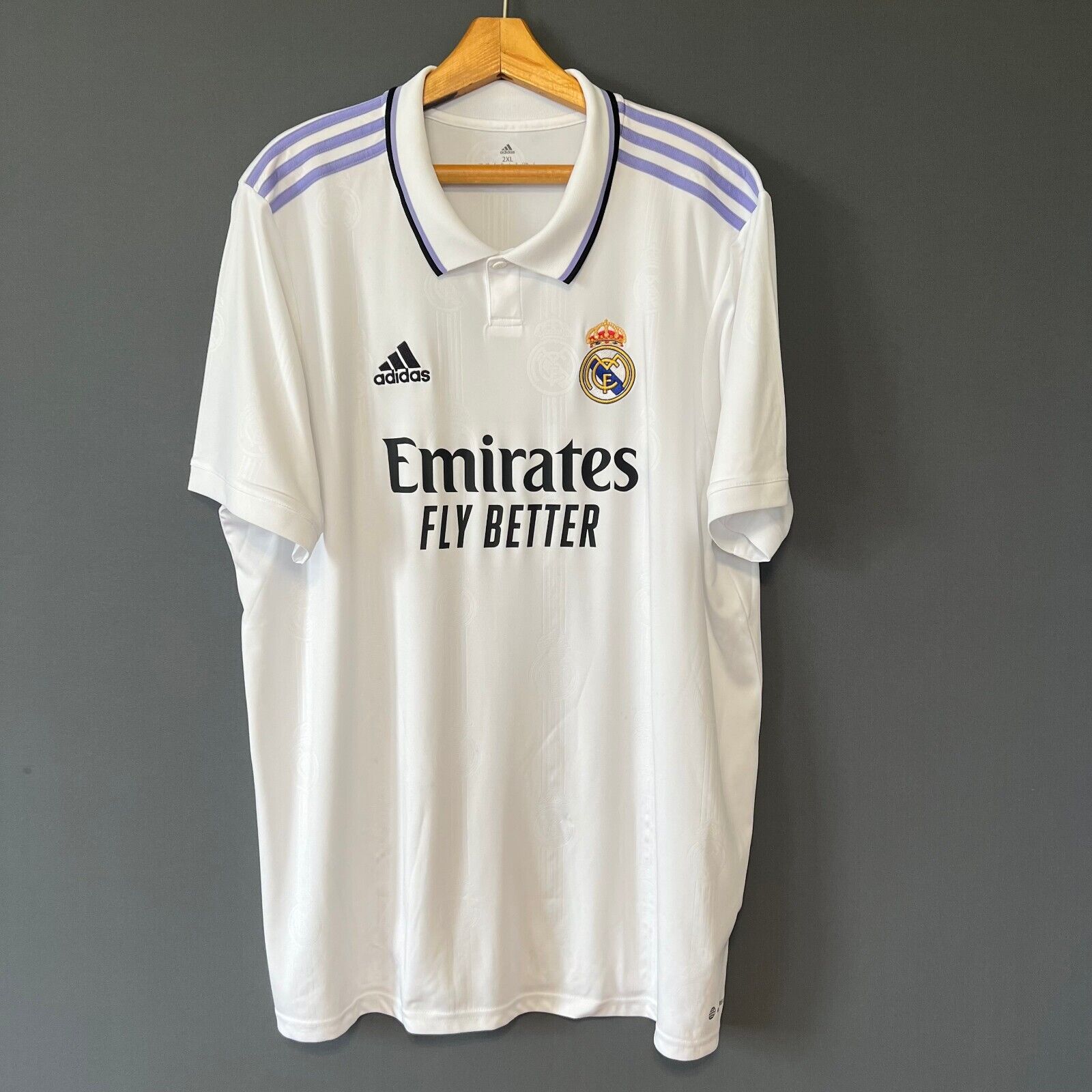 Real Madrid Jersey 2022-2023 Home Mens Football Shirt 2XL HF0291 Adidas
