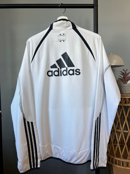 Real Madrid Teamgeist Jacket 2006 x 2021 White Soccer Adidas HA2537 Mens Size M