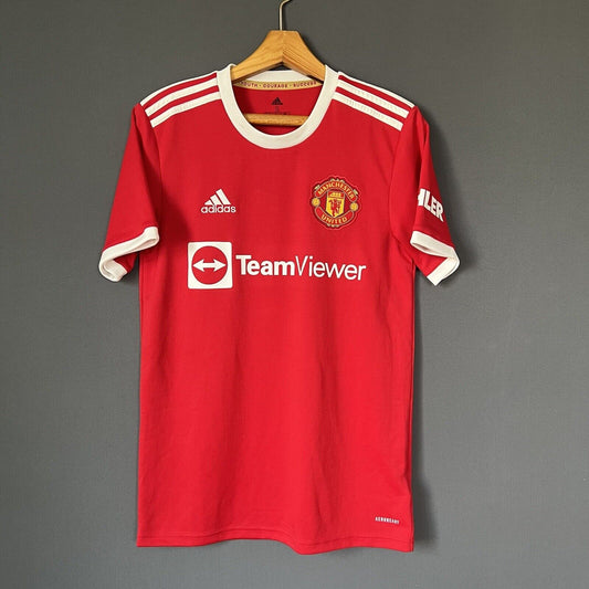 Manchester United Jersey 2021/22 Home Small Mens Soccer Shirt H31447 Adidas