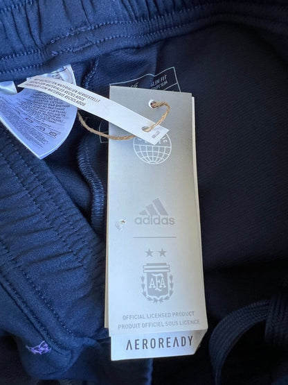 Argentina Tiro 23 Training Pants Blue Football Soccer Adidas HF3914 Mens Size XS