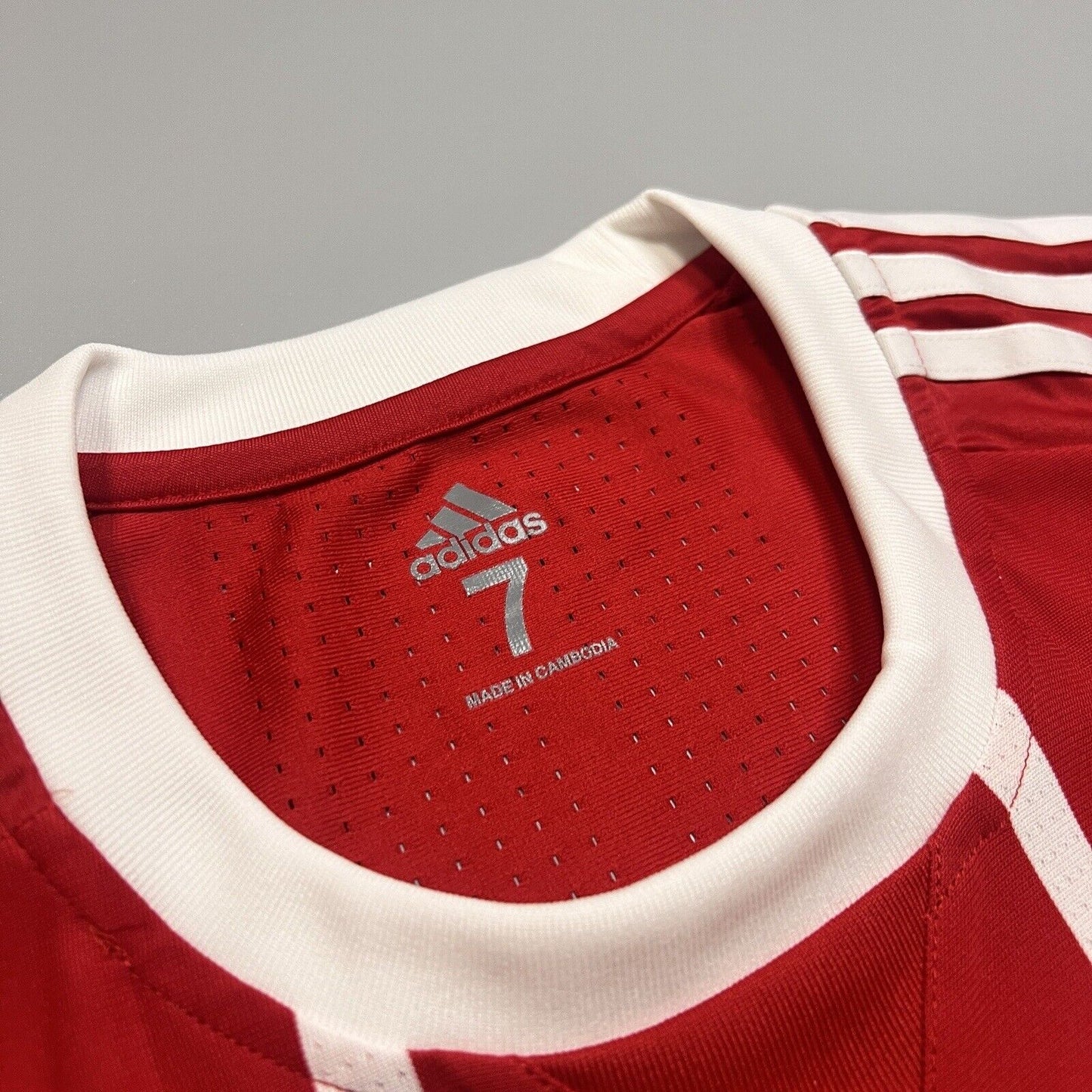 Bayern Munich Jersey 2017/18 Home Match Worn Mens Size 7 Football Shirt Adidas