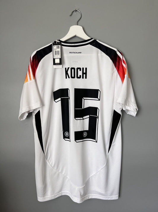 Koch Germany Jersey 2024 Home Soccer Football Shirt Adidas IP8139 Mens Size L