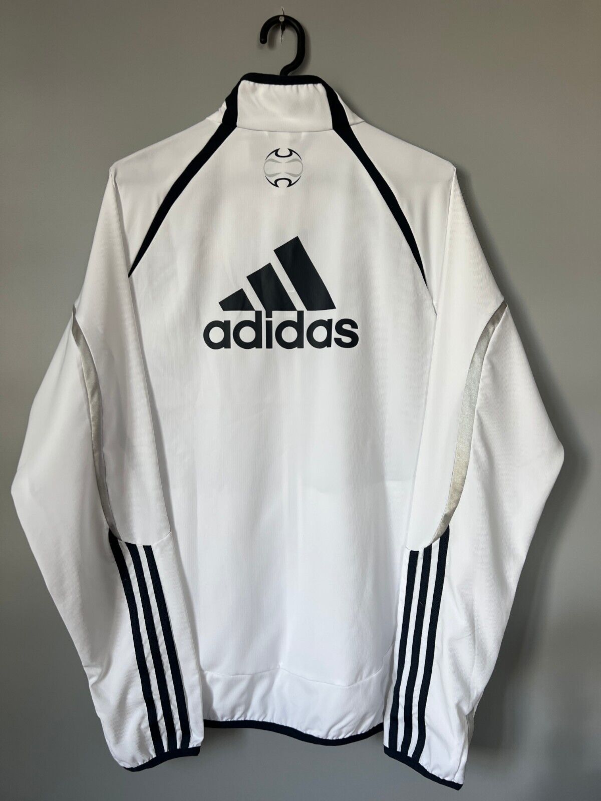 Real Madrid Teamgeist Jacket 2006 x 2021 White Soccer Adidas HA2537 Mens Size M