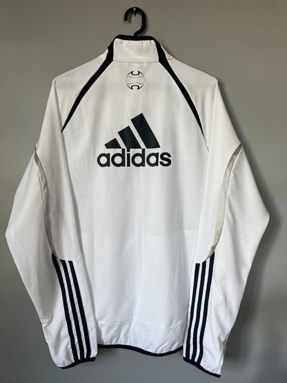 Real Madrid Teamgeist Jacket 2006 x 2021 White Soccer Adidas HA2537 Mens Size M