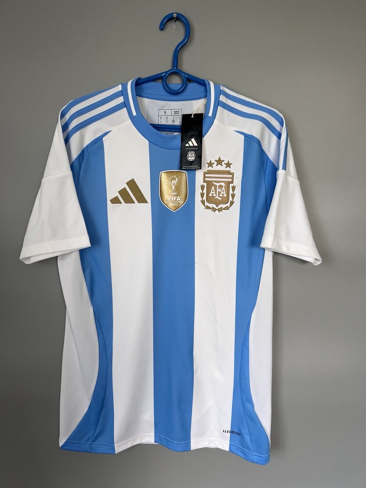 Argentina Jersey 2024 Home Soccer Football Shirt IP8409 Adidas Mens Size S