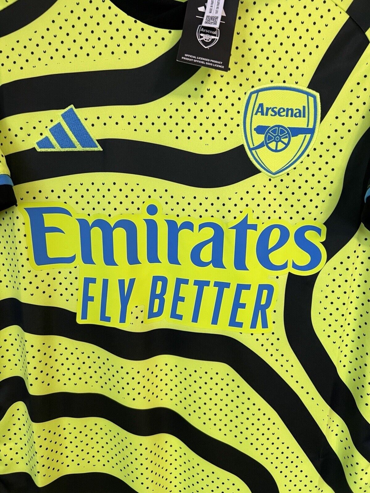 Arsenal Jersey 23/24 Away Mens Soccer Football Shirt HR6927 Adidas Size S
