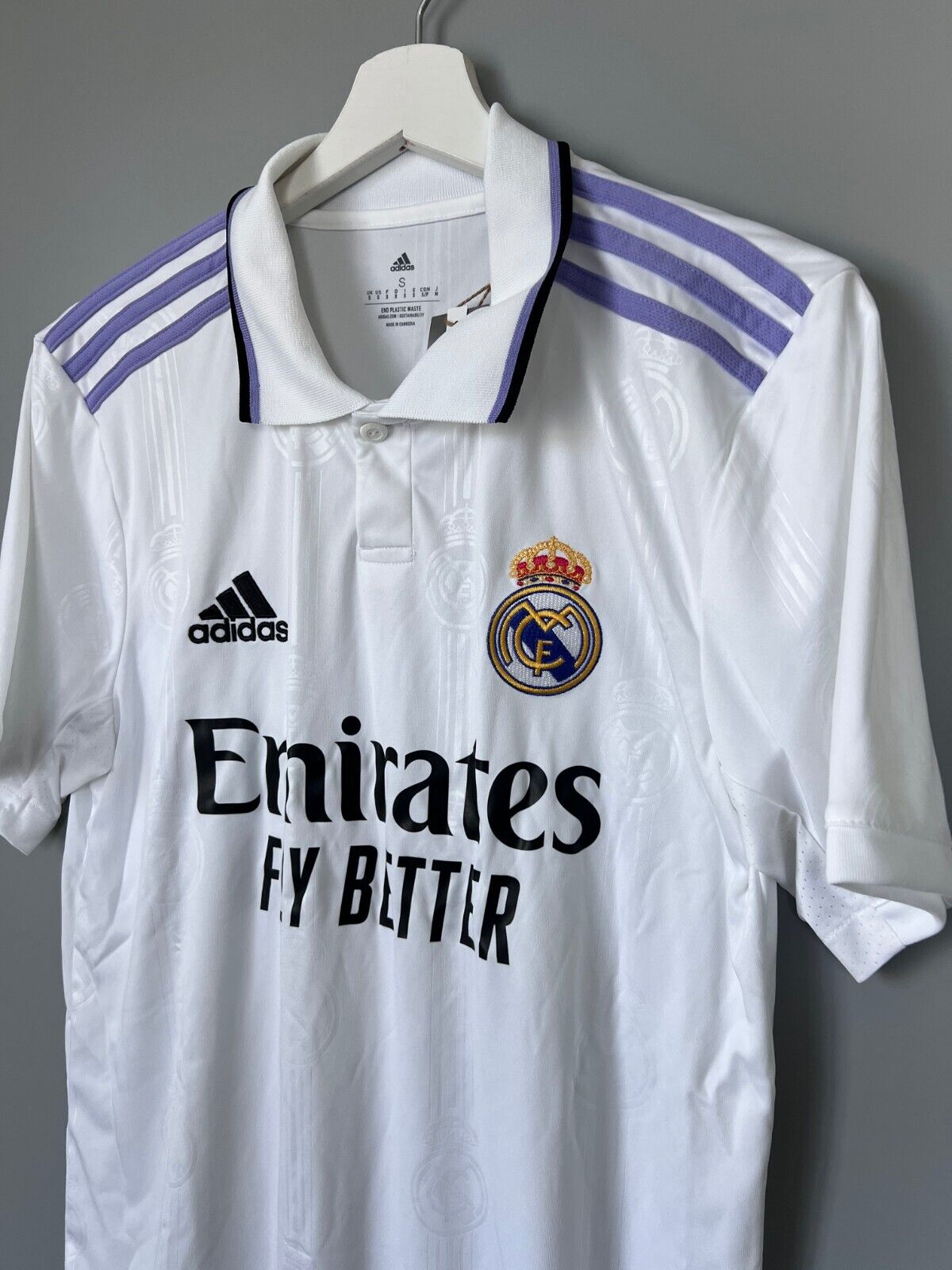 Real Madrid Jersey 22/23 Home Football Soccer Shirt HF0291 Adidas Mens Size S
