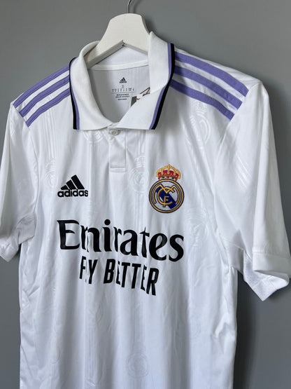 Real Madrid Jersey 22/23 Home Football Soccer Shirt HF0291 Adidas Mens Size S