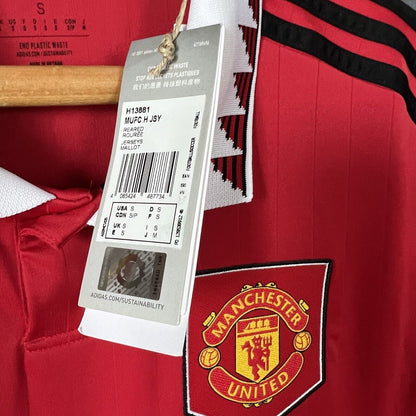 Manchester United Jersey 2022 2023 Home Mens Football Shirt Small H13881 Adidas