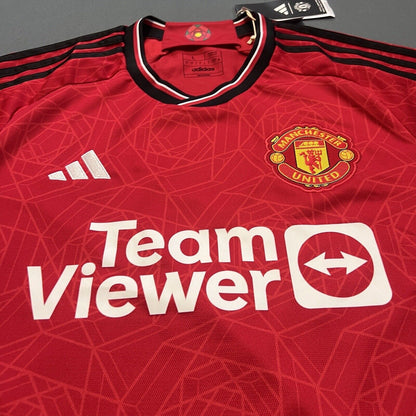 Manchester United Jersey 23/24 Home Mens Soccer Shirt IP1726 Adidas Size L