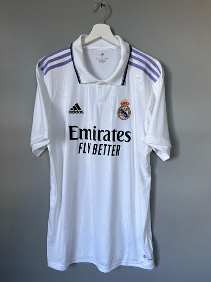 Real Madrid Jersey 22/23 Home Football Soccer Shirt HF0291 Adidas Mens Size L
