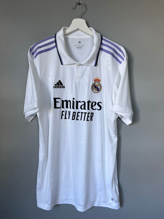 Real Madrid Jersey 22/23 Home Football Soccer Shirt HF0291 Adidas Mens Size L
