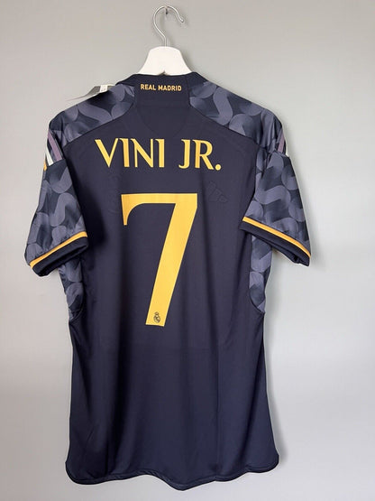 Vini JR Real Madrid Jersey 23/24 Away Soccer Shirt IJ5901 Adidas Mens Size M
