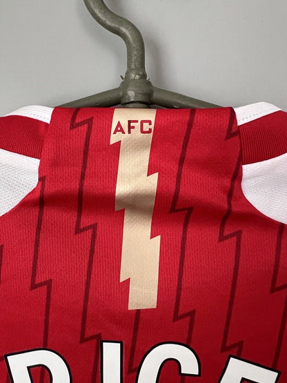 Rice Arsenal Jersey 23/24 Home Soccer Shirt HR6929 Adidas Boys Size XL
