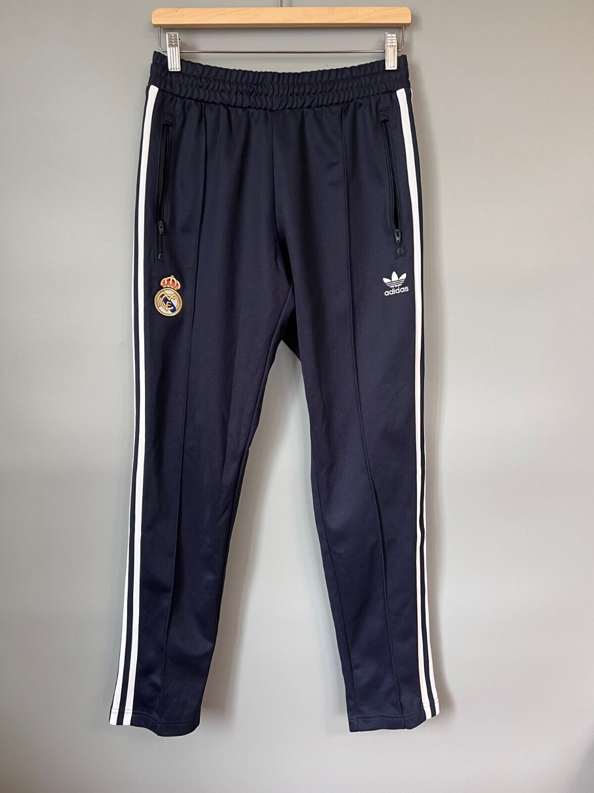 Real Madrid Beckenbauer Pants Football Soccer Adidas IL1024 Mens Size S