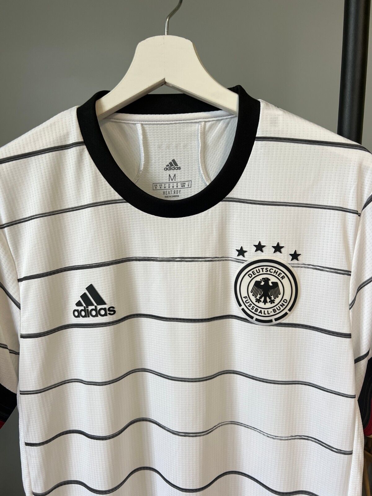 Germany Jersey 2020 Home Player Issue Soccer Shirt Adidas EH6104 Mens Size M