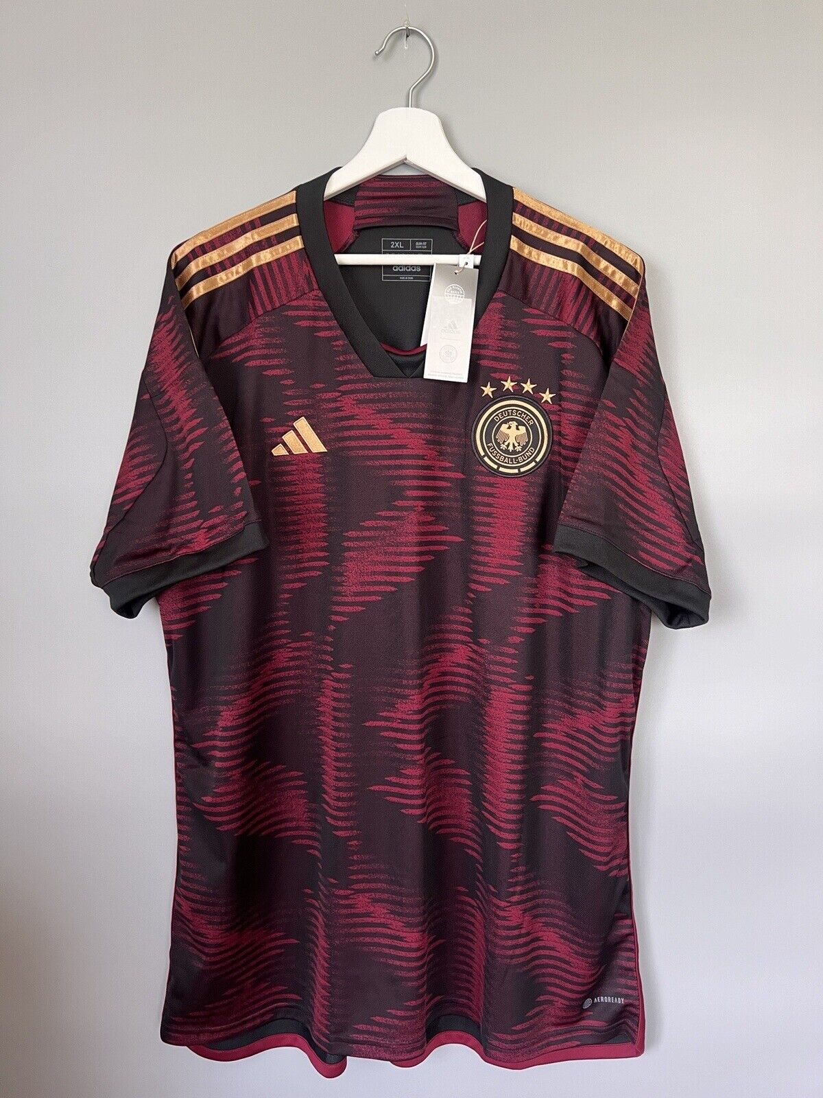 Germany Jersey 2023 Away Football Soccer Shirt HJ9604 Adidas Mens Size XXL