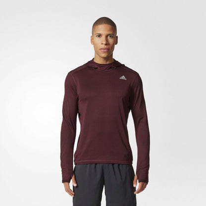 New Adidas Men's Running RS C Clima Hoodie M Pullover Sweatshirt BP8030 Size M
