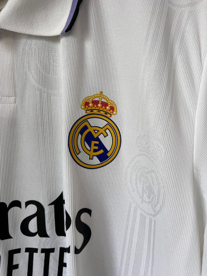 Real Madrid Jersey 22/23 Home Authentic Soccer Shirt HF0292 Adidas Mens Size 2XL