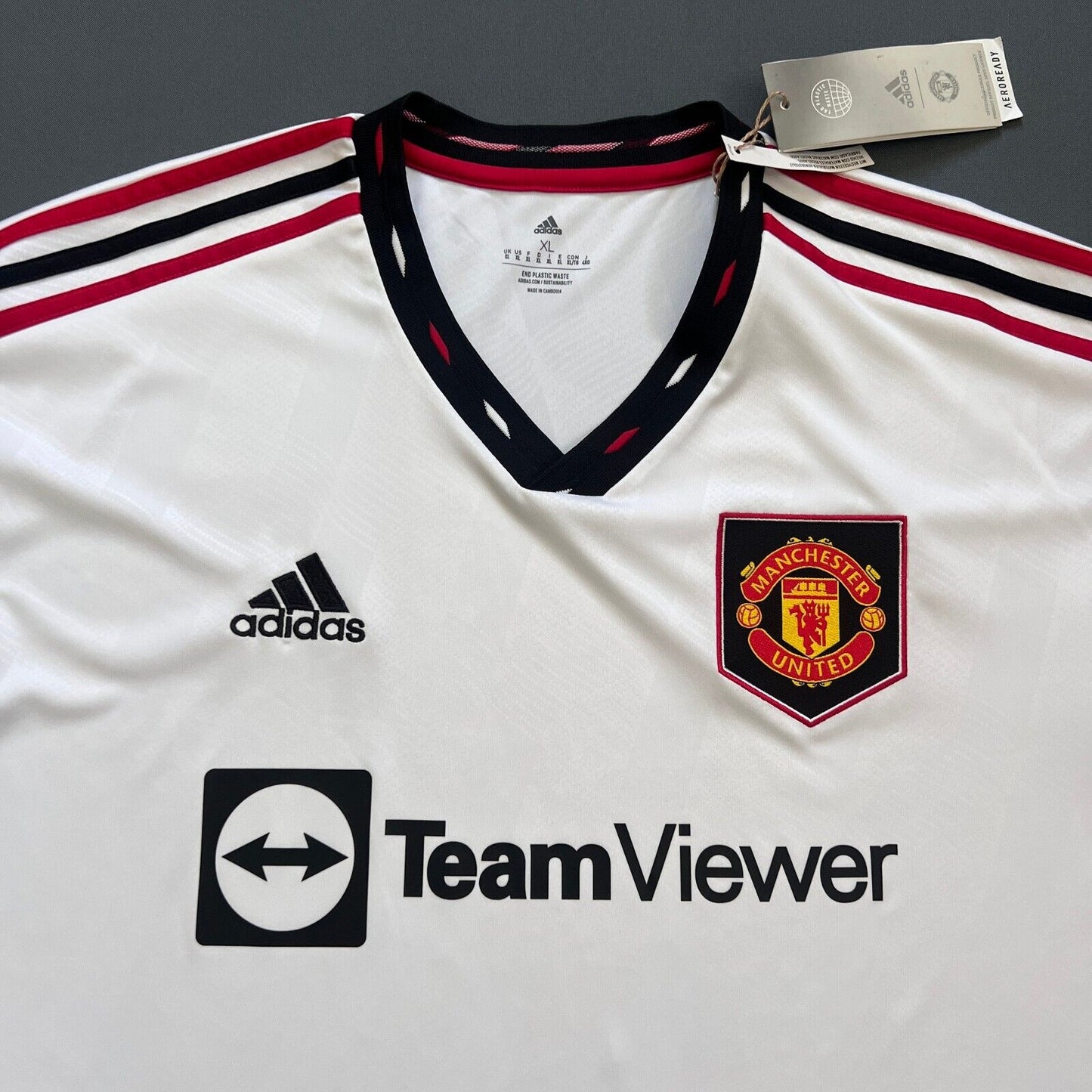 Manchester United Jersey 2022/23 Away Football Shirt Adidas H13880 Mens Size XL