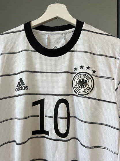 Gnabry Germany Jersey 2020 Home Authentic Football Shirt Adidas EH6104 Mens Sz L