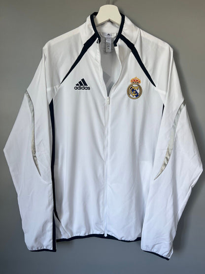 Real Madrid Jacket Teamgeist 2006x2021 White Soccer Adidas HA2537 Mens Size M