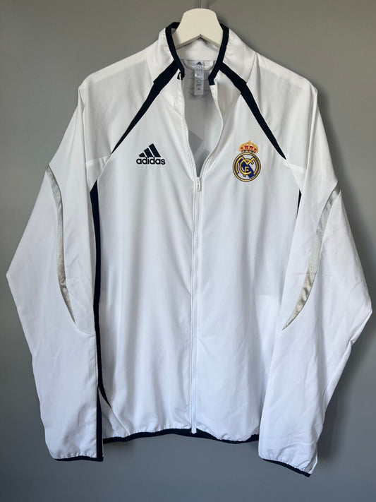 Real Madrid Jacket Teamgeist 2006x2021 White Soccer Adidas HA2537 Mens Size M