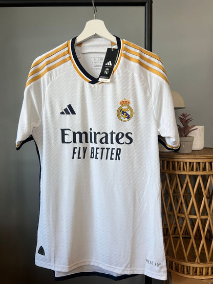 Real Madrid Jersey 23/24 Home Player Issue Soccer Shirt IA5139 Adidas Mens Sz M