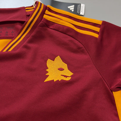 Roma Jersey 2023/24 Home Soccer Football Shirt Adidas IK7159 Womens Size 2XS
