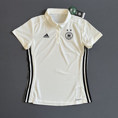 Germany Jersey Training Polo Women Football Soccer Shirt Size S Adidas BNWT