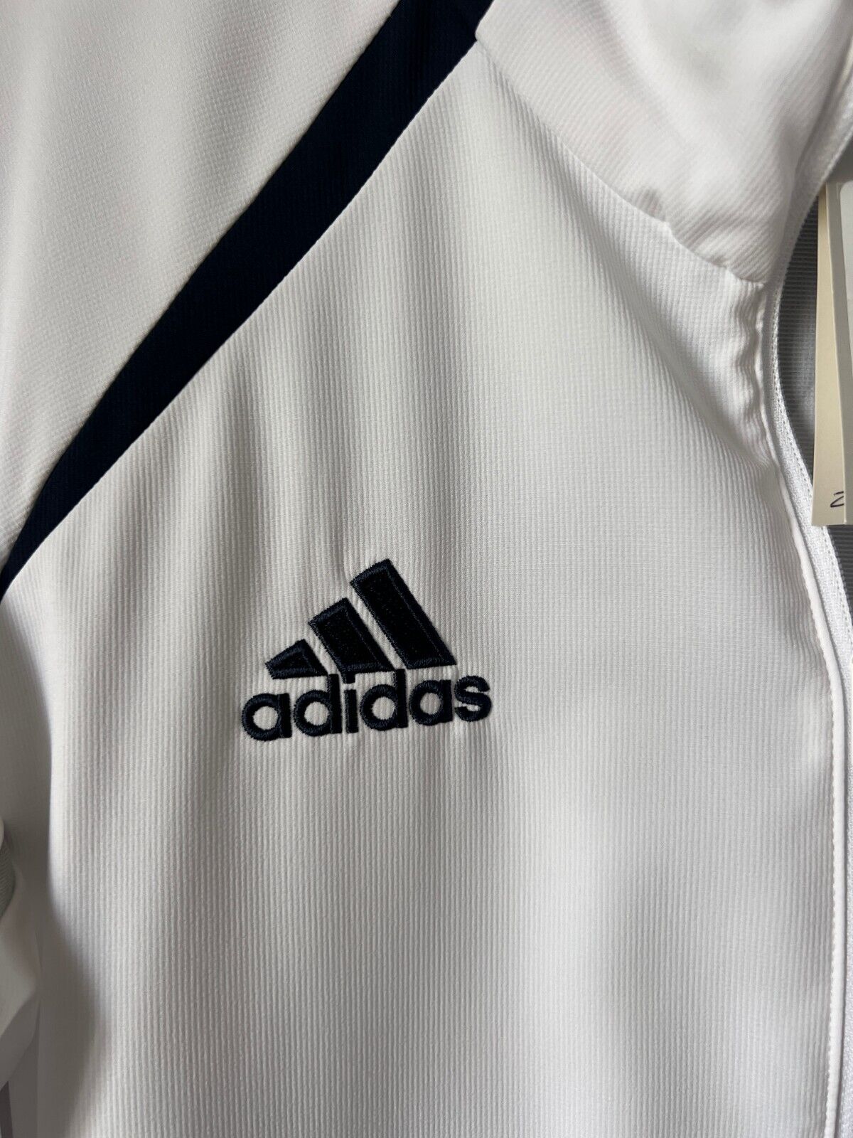 Real Madrid Teamgeist Jacket 2006x2021 White Soccer Adidas HA2537 Mens Size 2XL