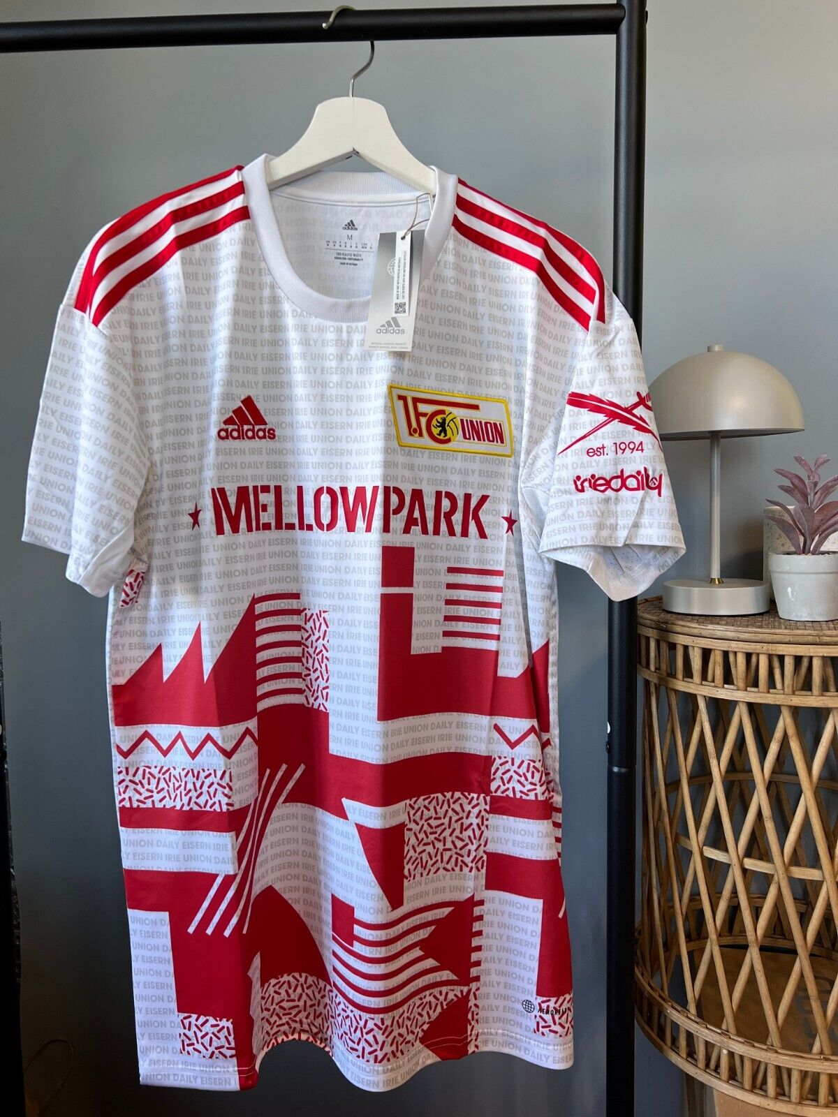 1. FC UNION BERLIN JERSEY 2022/23 FOURTH FOOTBALL TRIKOT ADIDAS SIZE M