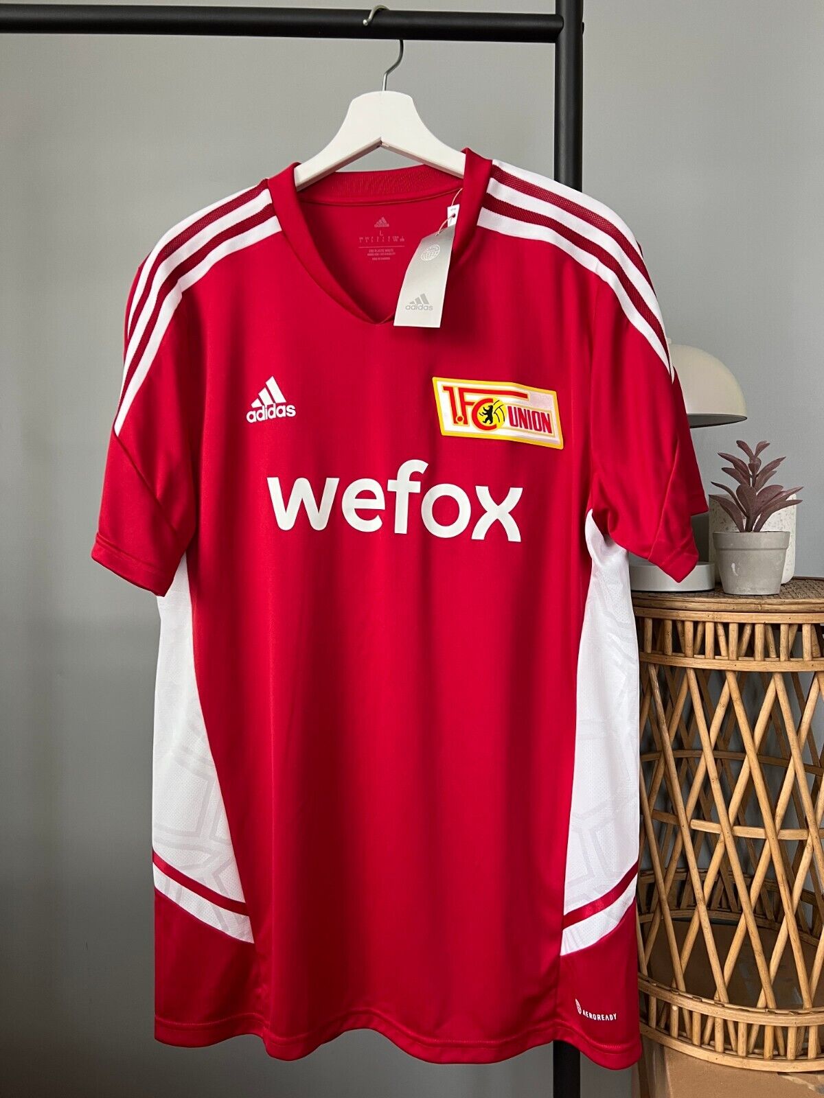 1. FC Union Berlin Jersey Training Soccer Football Shirt Adidas Mens Size L