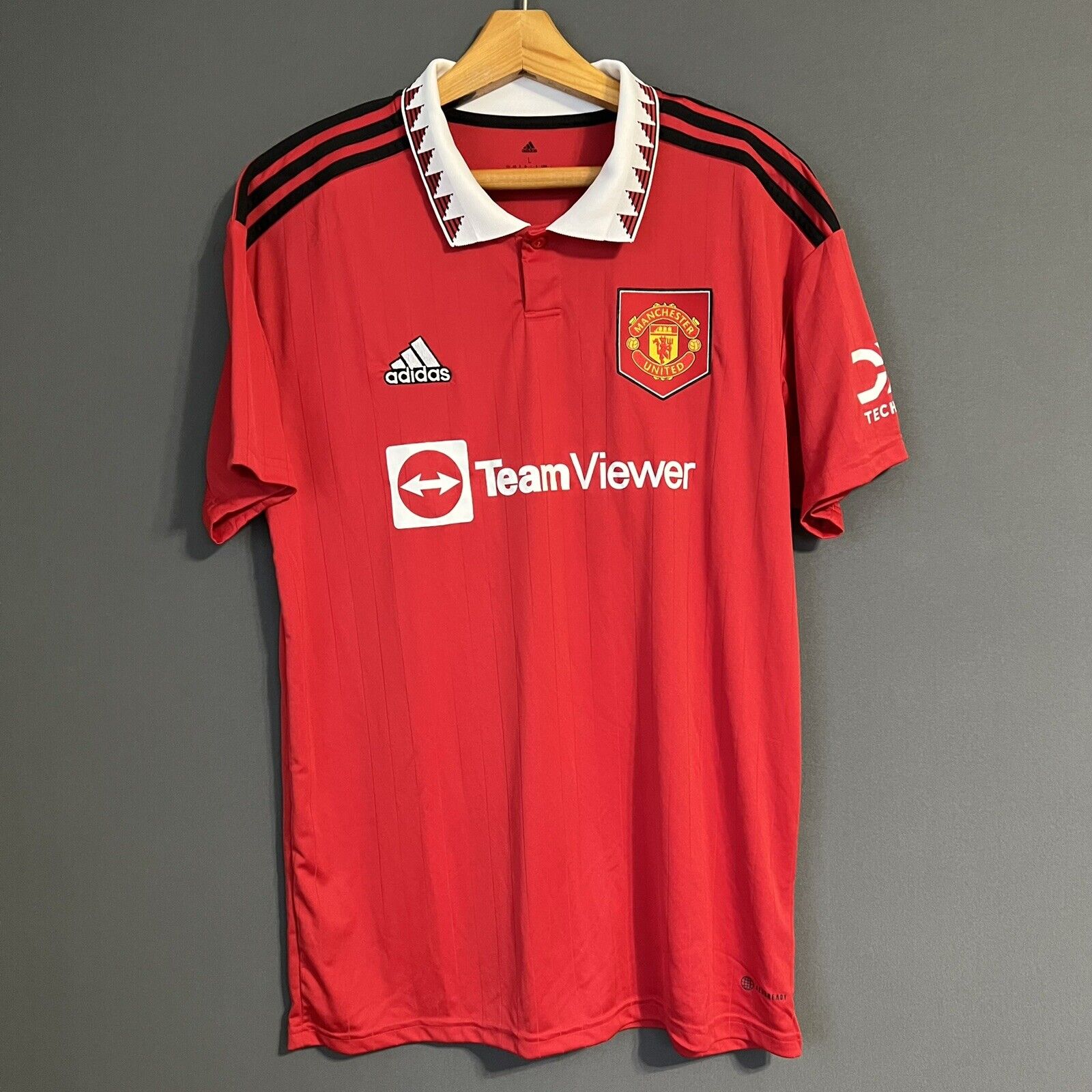 Manchester United Jersey 2022/23 Home Large Football Soccer Trikot Adidas H13881