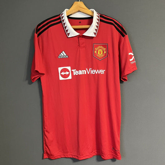Manchester United Jersey 2022/23 Home Large Football Soccer Trikot Adidas H13881