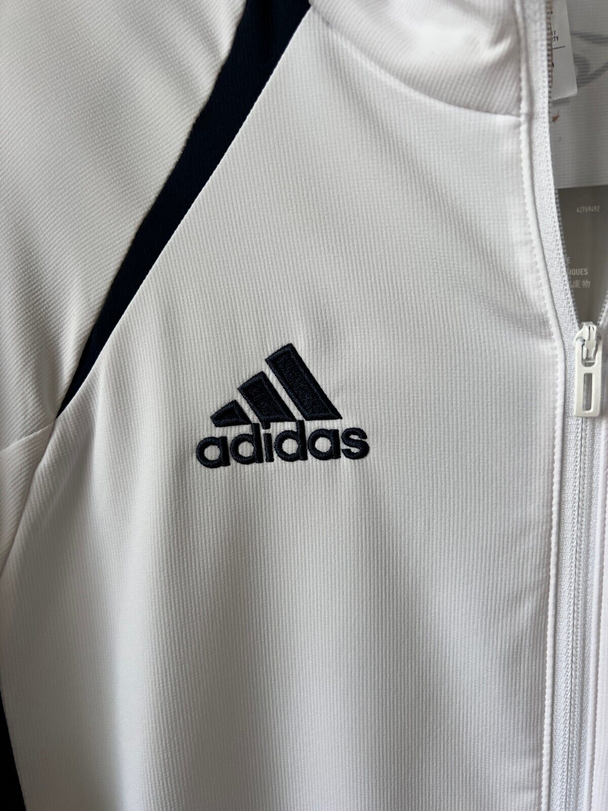 Real Madrid Teamgeist Jacket 2006 x 2021 White Soccer Adidas HA2537 Mens Size M