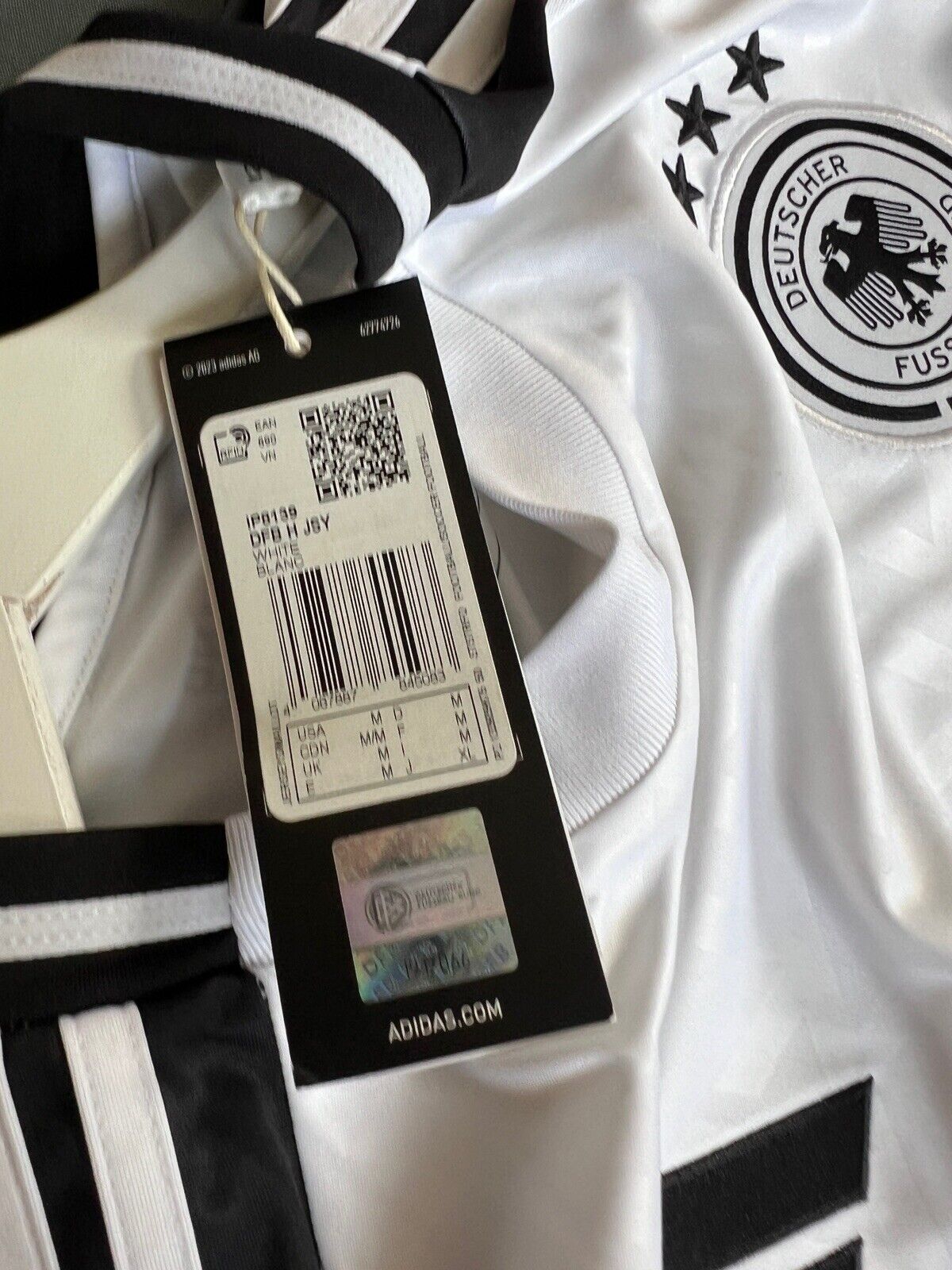 Germany Jersey Euro 2024 Home Soccer Football Shirt Adidas IP8139 Mens Size M