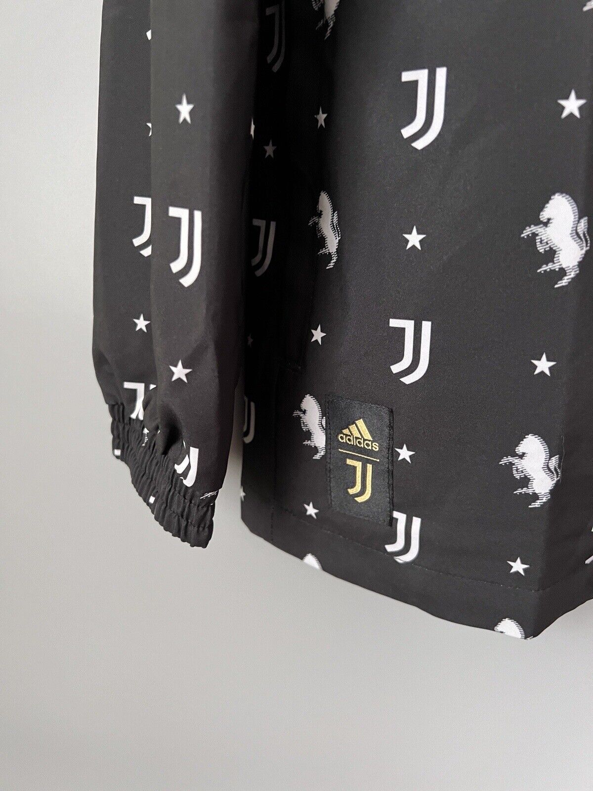 Juventus Jacket Windbreaker Football Soccer Mens Adidas HB6013 Size S